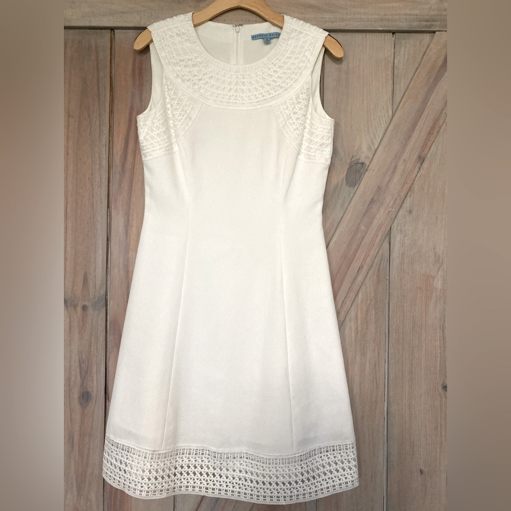 White Antonio Melani A-Line Dress